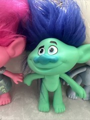 Dreamworks hasbro 2015 troll Movie dolls 4-5 “ Lot Of 4 Poppy Branch Guy DJ