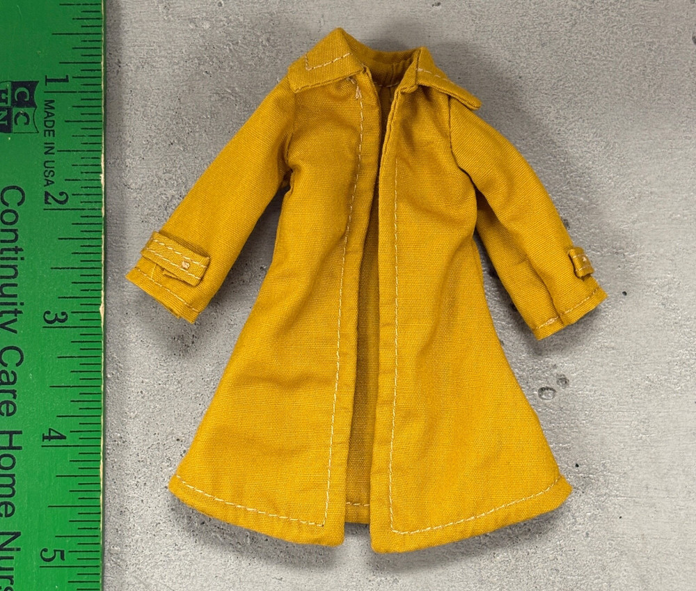 KC-SABO-LTC-YL: 1/12 Yellow Wired Long Coat for Bandai One Piece SHF Sabo Figure