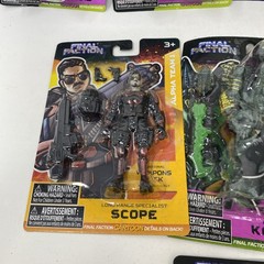 Final Faction Figure Lot Of 8 Scope Synthoid P-131 Ruck Krepitus Cyborg Quake