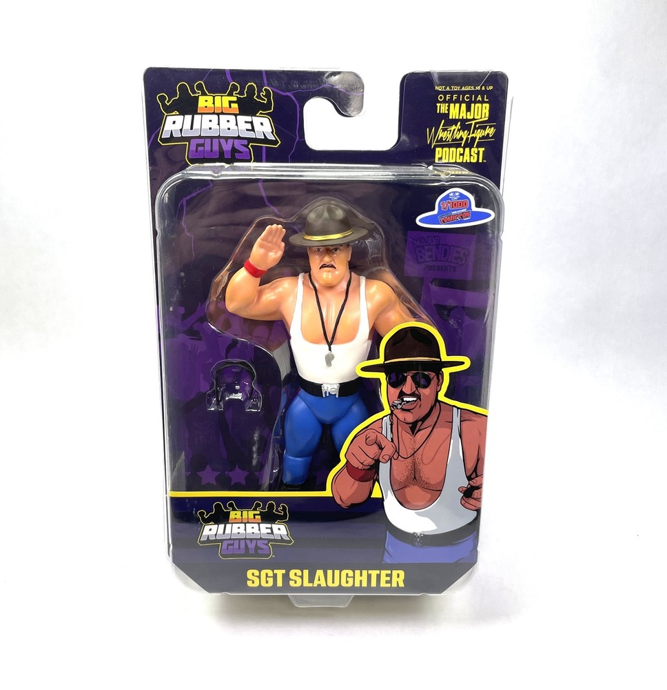Sgt Slaughter Big Rubber Guys Figure New York Comic Con Exclusive 1/1000 New