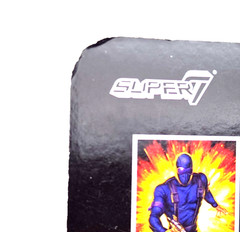 Super 7 G.I. Joe Reaction Figures Wave 1A Purple Snake Eyes.
