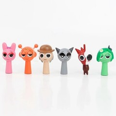 24PCS Sprunki Mini Action Figures Set Cartoon Movie Wenda Dolls Kids Toy Gift
