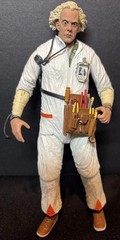 NECA Ultimate Back to the Future Doc BrownHazmat Suit Loose Great Condition