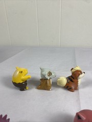 Vintage Tomy Pokemon Figures Lot of 6 Jigglypuff Nidoking Poliwhirl Growlithe