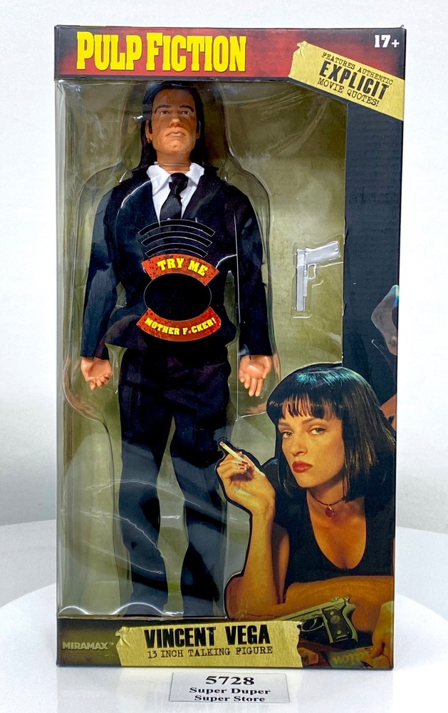 Pulp Fiction – Vincent Vega – John Travolta – 12″ inch Figure – NEW