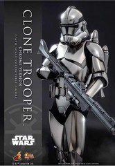 MMS643 SW2 CT CH Clone Trooper Chrome Version Star Wars Hot Toys Sideshow