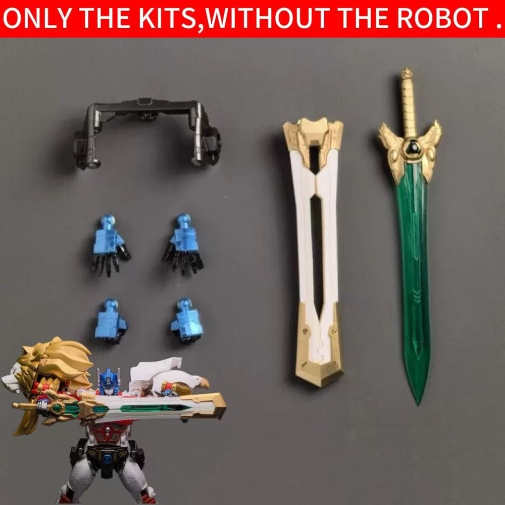 For 2.0 ABS Painted Upgrade Kit for TF40A White Lion Prime Accessory Set