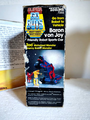 Packaging (only) VTG Super Gobots – Baron von Joy Sports Car – Tonka 1984