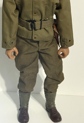 1999 21st Century ULTIMATE SOLDIER WORLD WAR II ARMY RANGER 12in Figure W/Helmet