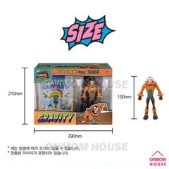 Hero Inside Action Figure & Bookcase Set GRAVITY Netflix Animation Korean Toy