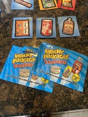 36 Topps 2011 Wacky Packages Mini Tiny Erasers Series Plus Stickers