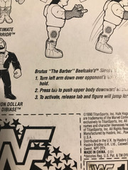 WWF Hasbro BRUTUS THE BARBER BEEFCAKE Series 1 First Edition – RARE!