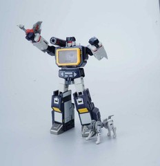Transformation SD01 SD-01 K.0 Newage H21 Soundwave 10cm With Tape Toy Figure