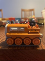 Thomas The Train Terence Diecast Metal Tractor Take Play Rubber Tracks Orange