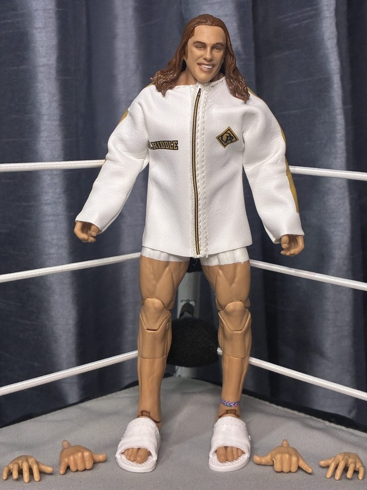 Matt Riddle – Elite 78 with Jacket, Flip Flops, and Extra Hands WWE Mattel AE…