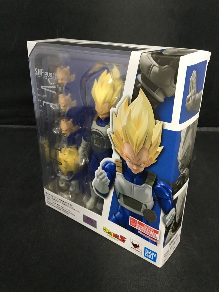 Genuine Bandai S.H.Figuarts Super Saiyan Vegeta DANGEROUS PRIDE Figure Brand New