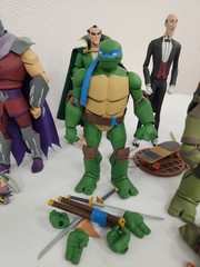Batman vs Ninja Turtles Gamestop Exclusive Figures Set Of 10 Leonardo Robin