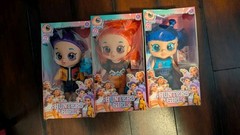 3pcs Set Cosplay Kpop Devil Hunters Dolls Collectible Figure With Music