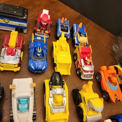 PAW PATROL Car Lot True Metal Die Cast & Skye Marshall Chase Rocky Ryder ATV