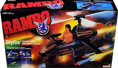 RAMBO: The Force of Freedom, Skyfire Assault Copter, Vintage 1985/86, New! MISB!