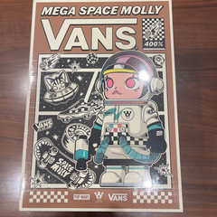 POP MART MEGA SPACE MOLLY VANS 1000% & 400% Figure PVC ABS PC w/Box JAPAN NEW