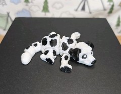 Mini Dalmatian Dog -100 mm Long – 3D Printed Articulated Flexi Fidget Toy!