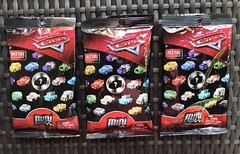 Disney Pixar Cars MINI RACERS Blind Bag Lot 3 Car Bags NEW