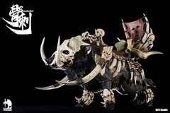 Battle Boar Bone Stabber Black 7.9in 1/12 Scale Action Posable Figure D20studio
