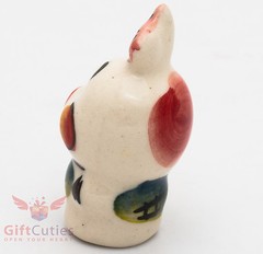 Pig Piglet from Winnie the Pooh Gzhel porcelain figurine souvenir handmade