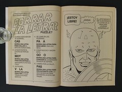 1989 MARVEL HEROES COLORING BOOK Vintage Spain SECRET WARS 10.5″ 26.5 cm