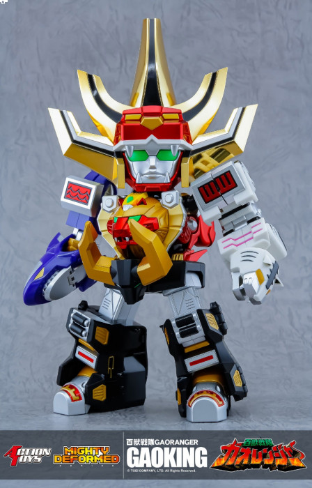 Action Toys Mighty Deformed Action Figure Gaoranger Gaoking Hyakujuu Sentai