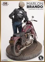 Infinite Statue Marlon Brando with Bike from The Wild One 1/6 Scale Statue New