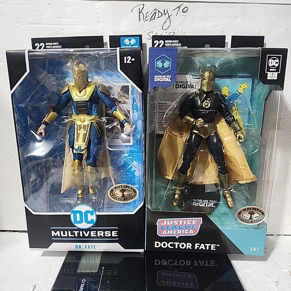 McFarlane DC Comics Multiverse Chase Platinum Edition Dr. Fate Action Figure Set