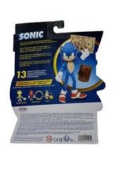 Sonic The Hedgehog 2 Movie: SONIC 4″ Articulated Figure w/Map & Ring Pouch