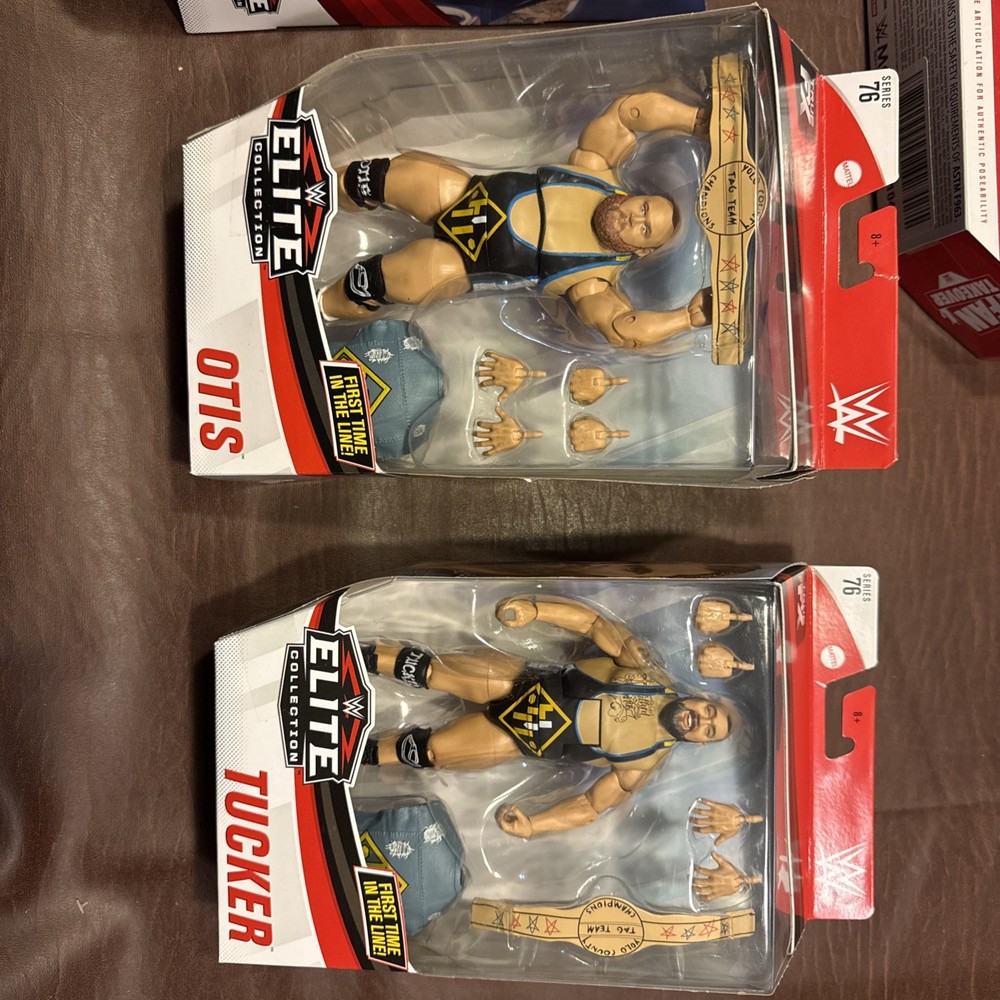 WWE Mattel – Elite 76 – Heavy Machinery – Otis & Tucker – Complete Raw Smackdown
