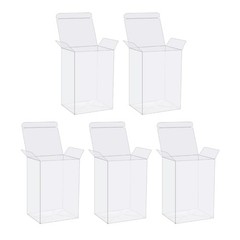 Pack of 5 Protector Case for Funko Pop! Vinyl Figures – 4 inches