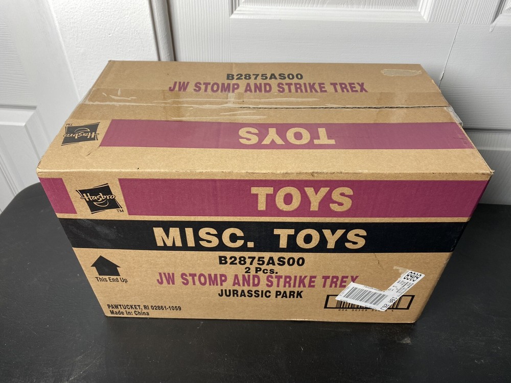 Jurassic Park Movie tyrannosaurus Rex figure STOMP STRIKE New Box Dinosaur Case