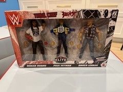 WWE Mattel Beast Tribal Chief 3-pack Roman Reigns Brock Lesnar Paul Heyman