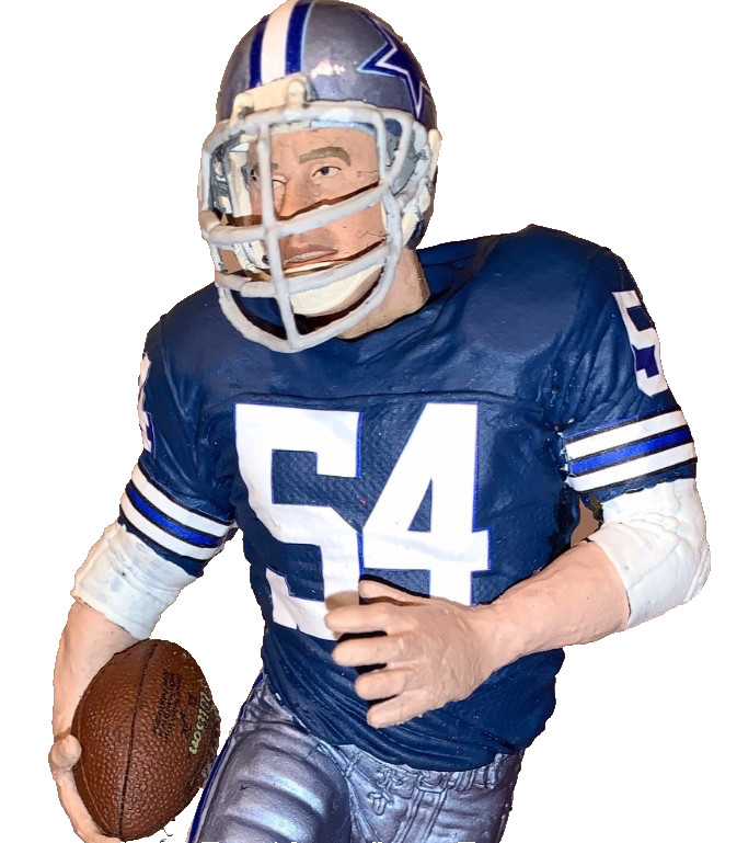 Custom NFL Mcfarlane football Dallas Cowboys HOF Chuck Howley Super Bowl V MVP