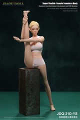 JIAOU DOLL JOQ-21D-YS 1/6 Natural Skin Seamless Body For 12″Female Action Figure