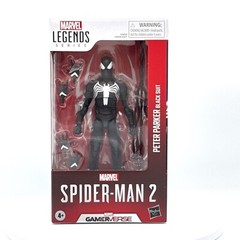 Spider-Man Marvel Legends Gamerverse Peter Parker Black Suit Symbiote 6′ Figure