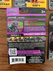 (8) 2020 “FINAL FACTION” {ALPHA TEAM 1/KHARN} SERIES 1 Figure Lot, COMPLETE SET!
