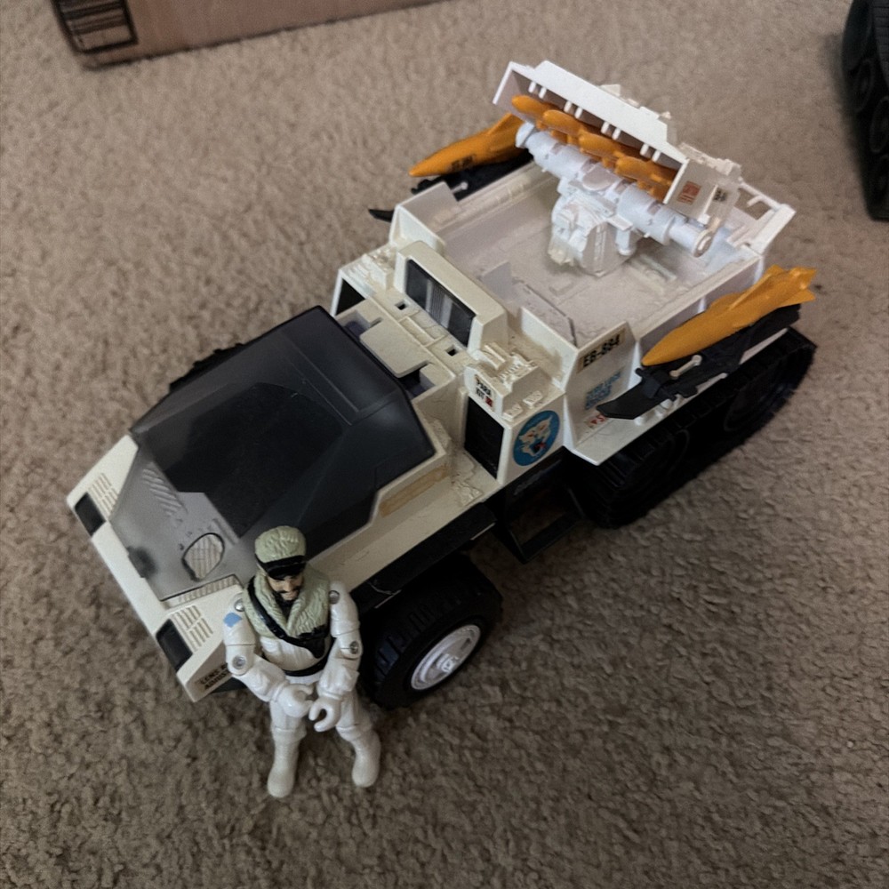 1985 GI Joe Snow Cat Vehicle Near Complete With Frostbite