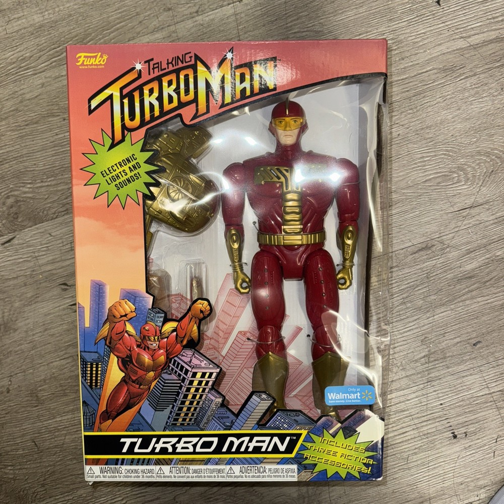 Funko 80-618 Talking Turbo Man Jingle All The Way Action Figure