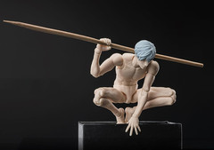 1/12 Scale Male Anime Action Figure Body White 16cm Super Flexible Articulated