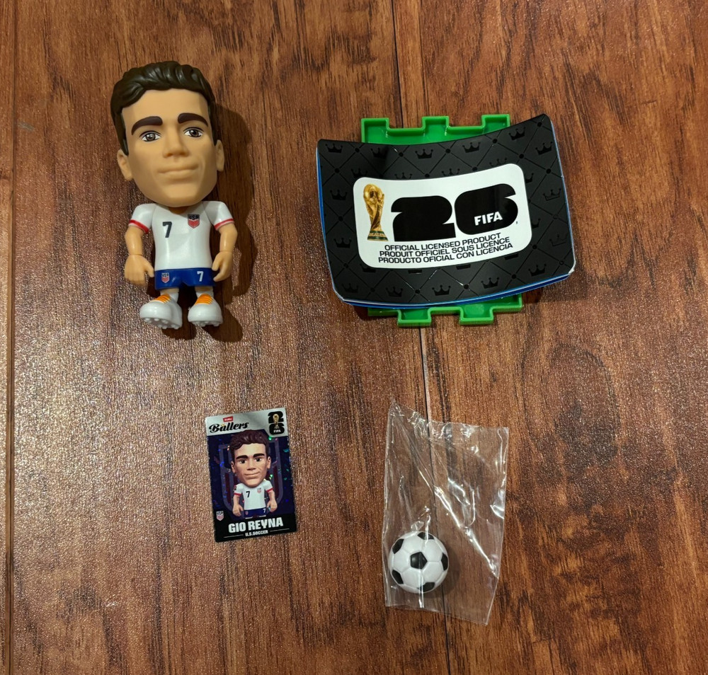 Zuru Ballers Series 1 World Cup FIFA 2026 Figurine Figure Giovanni Gio Reyna USA