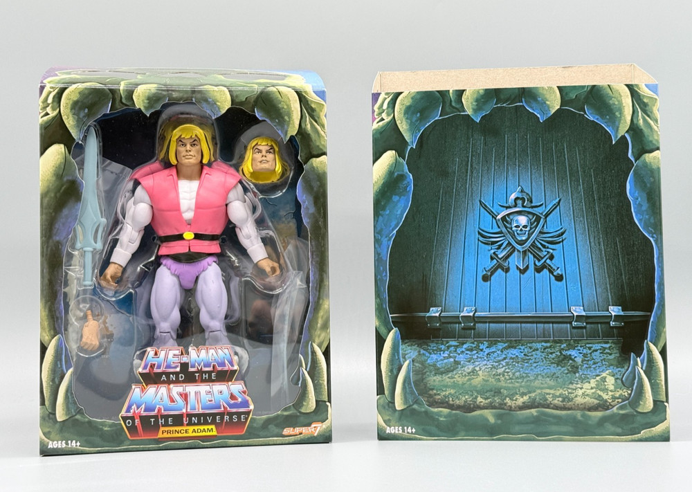 PRINCE ADAM 2019 Super7 Masters of the Universe MOTU Club Grayskull Filmation