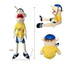 Jeffy Hand Puppet Plush Toy Soft Doll for Kids & Party Props