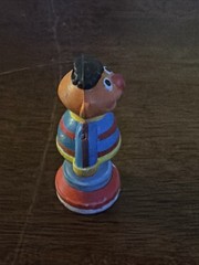 Sesame Street Muppets Ernie On Stand Figure 2″ Cake Topper Toy Vintage Henson