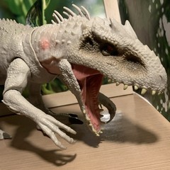 Jurassic World Destroy ‘N Devour Indominus Rex 24 In Dinosaur light/sound works*
